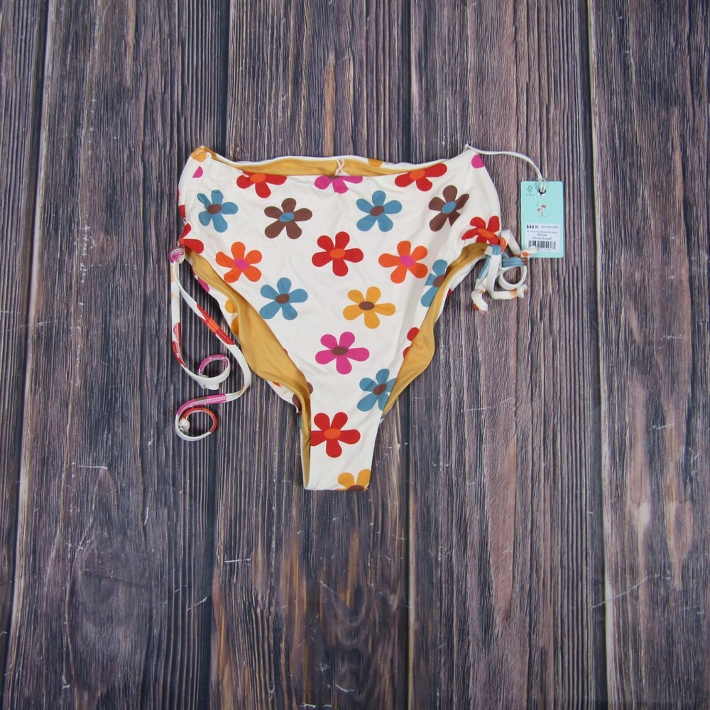 Marine Layer NEW NWT Womens XS Oaxaca High Waisted Bikini‎ Bottoms Floral